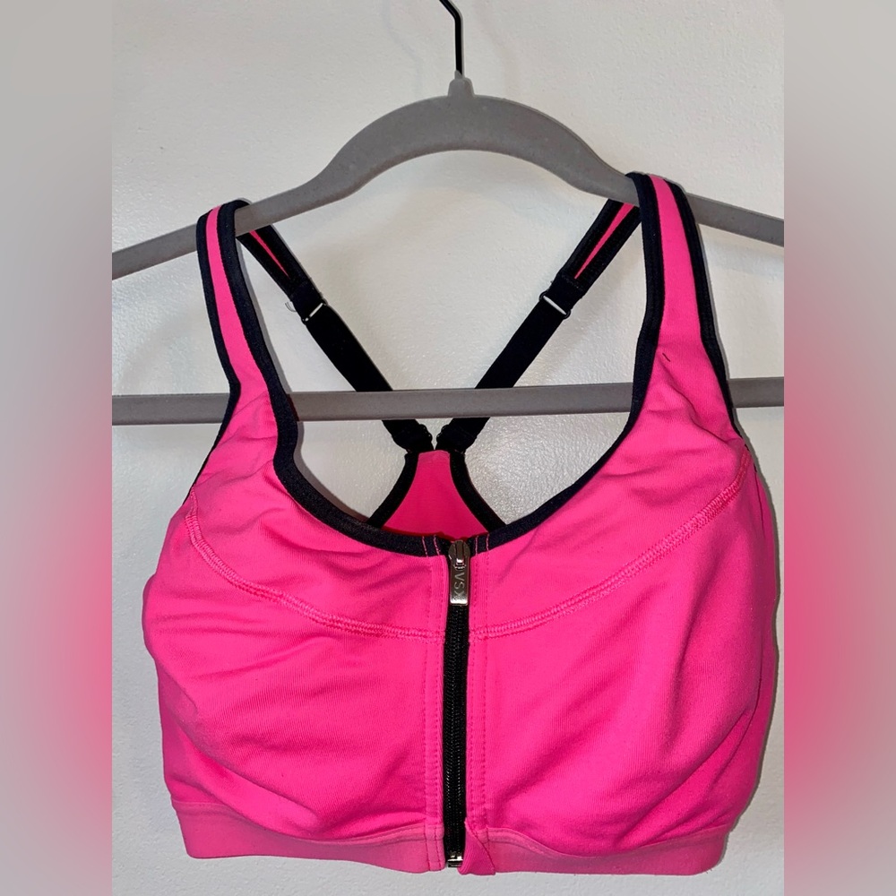 Victoria’s Secret VSX Knockout Sports Bra 32D Bright Pink